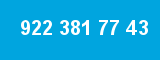 922 381 77 43